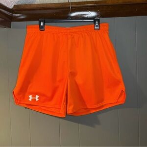 Under Armour Women's Bright Orange Athletic Shorts